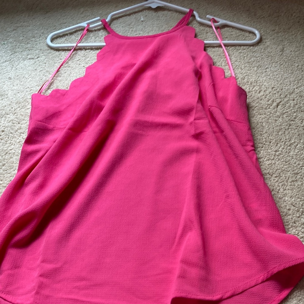 Bright pink mine tank